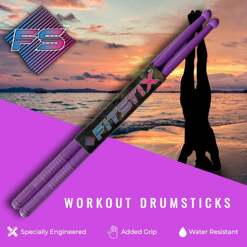FITSTIX عصي FITSTIXâ„¢ لتمارين اللياقة البدنية وفصول الأيروبيك، عصي طبول عالية الجودة، تصميم قوي وخفيف الوزن يجعلها إضافة ممتعة لأي روتين أو فصل تمرين. - Image 2